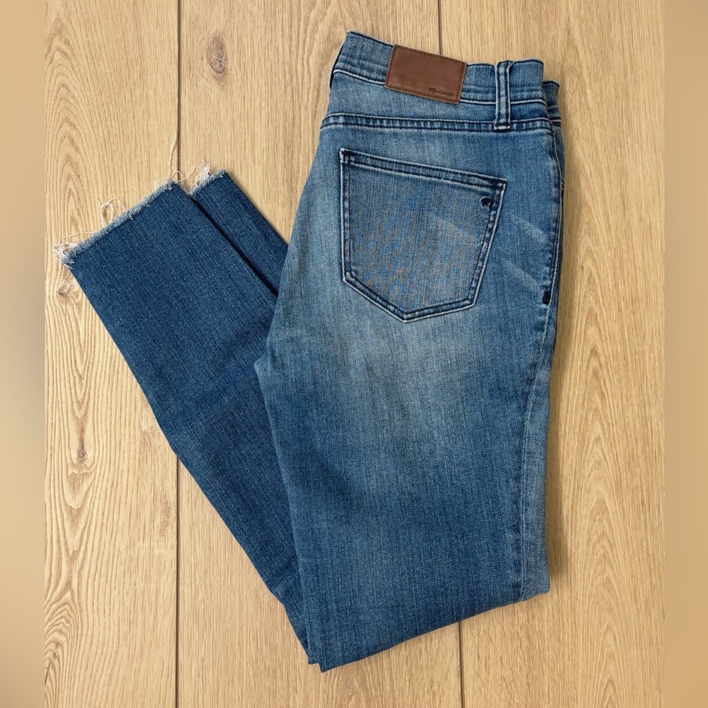 Madewell Distressed Skinny Ankle Jeans